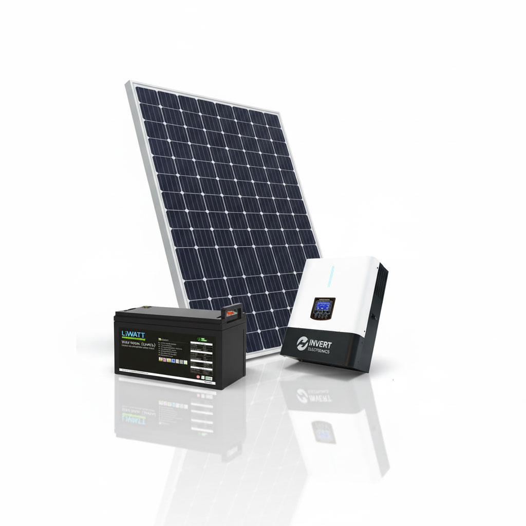 1.5 kW Off Grid-Hybrid Solar System with LFP Battery – Rural Sun Power in Bangladesh